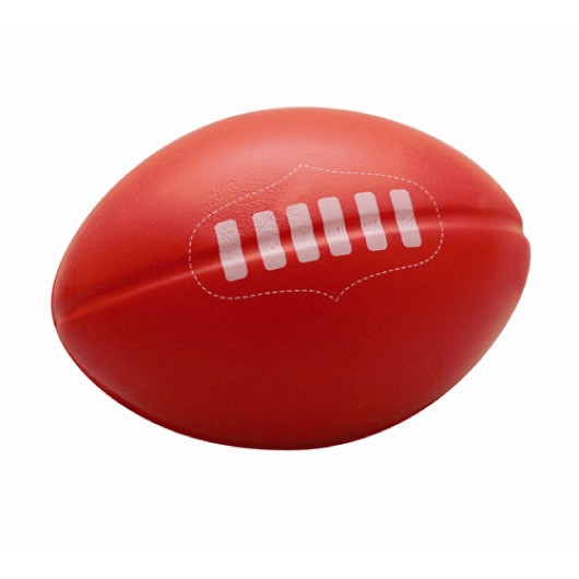 Stress footy balls red
